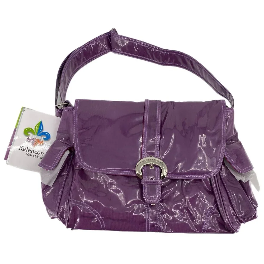 Kalencom New Orleans Purple Magnetic Closure Baby Tote | New With Tags